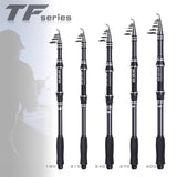 CAPACI Carbon small fiber telescope fishing rod