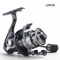 LINNHUE 9+1 metal bearings fishing reel 5.2:1 gear spinning reel1000H