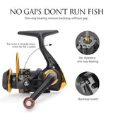 LINNHUE fishing reel AK 500 spinning reel max drag 5KG 5.2:1 no gaps
