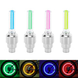2PCS Bicycle LED Light Tire Valve Cap