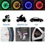 2PCS Bicycle LED Light Tire Valve Cap