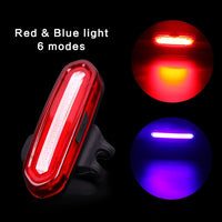 Deemount 100 LM Rechargeable COB LED USB Mountain Bike Tail Light Taillight