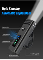 Anti-glare Smart Bike Light USB Rechargeable