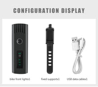 Anti-glare Smart Bike Light USB Rechargeable