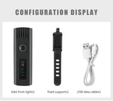 Anti-glare Smart Bike Light USB Rechargeable