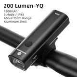 ROCKBROS Bike Light Rainproof USB Rechargeable LED 2000mAh MTB
