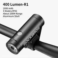 ROCKBROS Bike Light Rainproof USB Rechargeable LED 2000mAh MTB