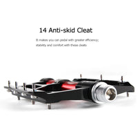 CXV15 Wide Flat Bike Pedal 3 Sealed Bearings 9/16in
