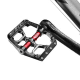 CXV15 Wide Flat Bike Pedal 3 Sealed Bearings 9/16in
