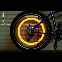 2PCS Bicycle LED Light Tire Valve Cap