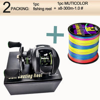 Baitcasting reel high speed 8:1:1 Gear Ratio 17+1BB magnetic brake system