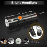 8000 Lumen Bike Light Set USB rechargeable