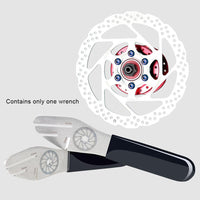 MTB Bike Bicycle Disc Brake Rotor Alignment Truing Tools Mountain Bicycle Disc Flattening Correction Wrench Stainless Steel Tool