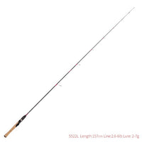 TSURINOYA CLEVER Spinning Casting Fishing Rod UL L Power Line 1-6lb Lure WT 1-7g 2 Sections