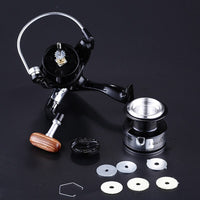 Mo Lon Seng Metal Gead Raft Wheel Sub-Wheel Round Fishing Speed Ratio 5.2: 1