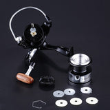 Mo Lon Seng Metal Gead Raft Wheel Sub-Wheel Round Fishing Speed Ratio 5.2: 1