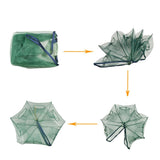 Portable Collapsible Fishing Net Trap