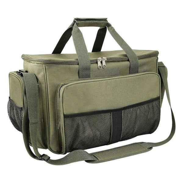 Fishing tackle bag 35-liter fishing carryall bag with multi-pocket