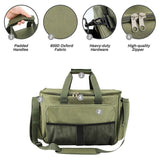 Fishing tackle bag 35-liter fishing carryall bag with multi-pocket