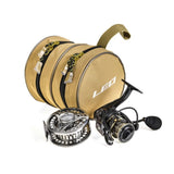 Zipper fly fishing reel pouch storage bag fishing equipment