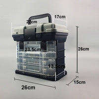Fishing tackle box with Handle