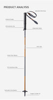 AONIJIE E4102 M-Pole Folding Ultralight Quick Lock Trekking Poles