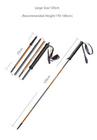 AONIJIE E4102 M-Pole Folding Ultralight Quick Lock Trekking Poles