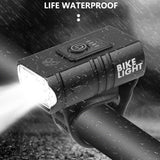 T6 LED Bicycle Light 10W 800LM USB Rechargeable