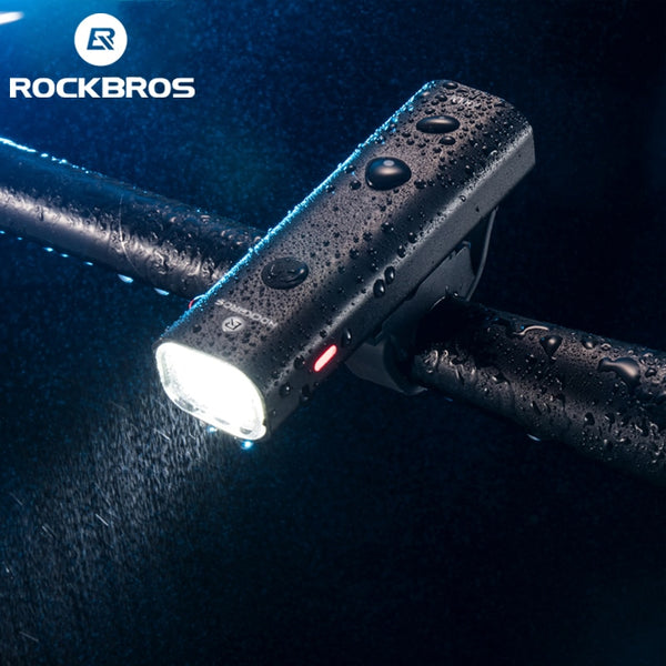 ROCKBROS Bike Light Rainproof USB Rechargeable LED 2000mAh MTB