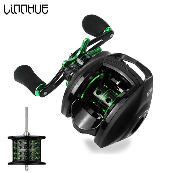 LINNHUE Baitcasting Reel BS2000 8.1:1High Speed Fishing Reel 8KG Max Drag