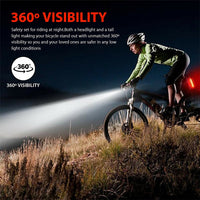 Bicycle USB LED Rechargeable Set Mountain Cycle