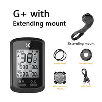 XOSS Bike Computer G Plus Wireless GPS Speedometer