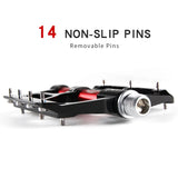 Flat Bike Pedals MTB Road 3 Sealed Bearings