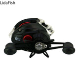 2021 new Metal Spool Baitcasting Reel 8kg Max Drag 7.2:1 High Speed Gear Ratio