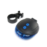 Waterproof Bicycle Taillights LED Laser Safety Warning