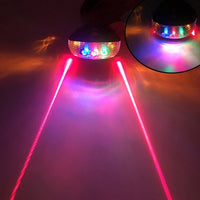 Waterproof Bicycle Taillights LED Laser Safety Warning
