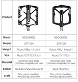 ROCKBROS Mountain Bike Bicycle Pedals