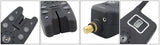 Wireless fishing bite alarm 1+4 set with 4pcs illuminated swinger in  EVA case for carp fishing B1203S
