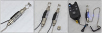 Wireless fishing bite alarm 1+4 set with 4pcs illuminated swinger in  EVA case for carp fishing B1203S