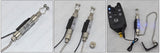 Wireless fishing bite alarm 1+4 set with 4pcs illuminated swinger in  EVA case for carp fishing B1203S