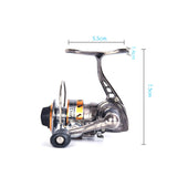 POWER metal mini winter Ice Fishing reel