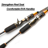 TOMA Sea Fishing Jigging 1.8m 1.98m 2.1m 2 section MH 50-180g