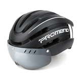 PROMEND Bicycle Helmet LED Light Rechargeable Intergrally