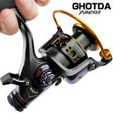 Double Brake spinning fishing reel 3000 4000 5000 6000 Gear Ratio 5.2:1/5.0:1