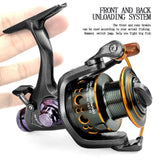 Double Brake spinning fishing reel 3000 4000 5000 6000 Gear Ratio 5.2:1/5.0:1