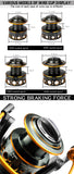 Double Brake spinning fishing reel 3000 4000 5000 6000 Gear Ratio 5.2:1/5.0:1