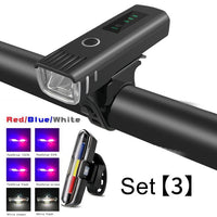 Anti-glare Smart Bike Light USB Rechargeable