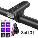 Anti-glare Smart Bike Light USB Rechargeable