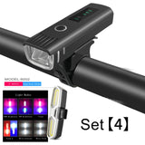 Anti-glare Smart Bike Light USB Rechargeable