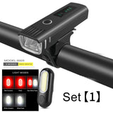 Anti-glare Smart Bike Light USB Rechargeable